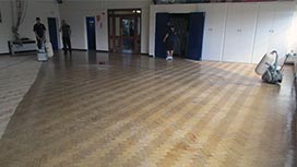 Sanding floors in Watford School | {COMPANY_NAME}