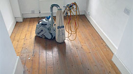 Pine floorboards restoration | Floor Sanding Watford