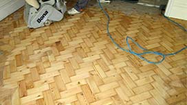 Sanding parquet flooring | Watford