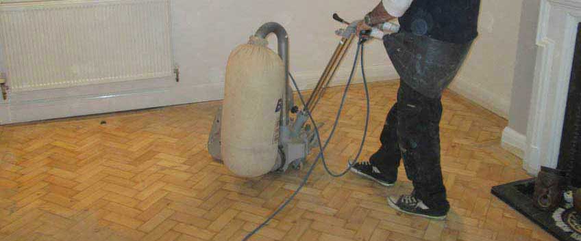 Sanding is a part of the floor maintenance